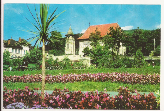 Carte Postala veche - Piatra Neamt - Turnul si biserica , circulata