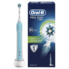 Periuta de Dinti Electrica, Oral-B, Pro 500, Cross Action, 8.800 Oscilatii, Cronometru 2 Min foto