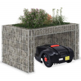 Garaj masina tuns iarba, strat &icirc;naltat, 110x80x60 cm sarma otel GartenMobel Dekor, vidaXL