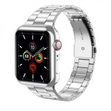 Curea metalica + protectie ecran si margine ceas Apple Watch 5 4 3 2 1 42/44 mm