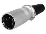 Mufă XLR 4-Pin Tată pe Cablu Drept, Ninigi