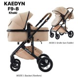 Carucior 2 in 1 Kaedyn F9-C, Landou si Modul Sport, Cadru Aluminiu
