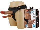 Strapon cu Dildo Dublu Pretty Love Keaven Harness Briefs