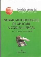 Norme metodologice de aplicare a Codului Fiscal - actualizate pana la 1 ianuarie 2007 foto