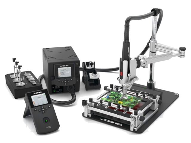 Stație cu aer cald digitală JBC TOOLS 700W 150-450&deg;C ESD