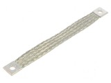 Trese bandă de &icirc;mpăm&acirc;ntare 25mm&sup2; &Oslash;1: 9mm &Oslash;2: 9mm L: 200mm