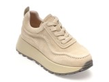 Pantofi sport EPICA albi, 6038, din piele intoarsa