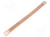 Trese bandă de &icirc;mpăm&acirc;ntare 10mm2 &Oslash;1: 9mm &Oslash;2: 9mm 90A L: 0,23m