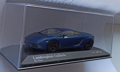 Macheta Lamborghini Gallardo 2004 albastru- Minichamps 1/43 foto