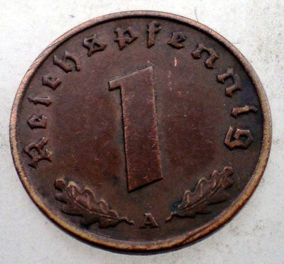 2.484 GERMANIA 1 REICHSPFENNIG 1937 A foto