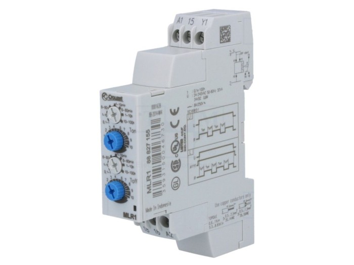 Timer digital programabil 0,1s-100h SPDT
