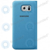 Portofel Samsung Galaxy S6 Flip p&acirc;nză albastru (EF-WG920BLEGWW)