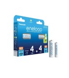 Acumulatori Panasonic eneloop 4x AA 2000mAh + 4x AAA 800mAh - 2x4 blister (BK-KJMCDE44E)