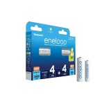 Acumulatori Panasonic eneloop 4x AA 2000mAh + 4x AAA 800mAh - 2x4 blister (BK-KJMCDE44E)