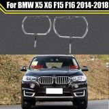 Set 2 Fibre Far Lumina de Zi DRL Dreapta BMW X5 X6 F15 F16 2014-2018 Xenon