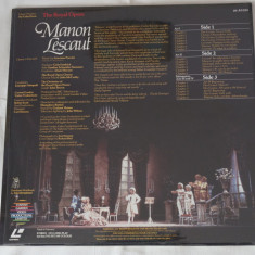 LaserDisc opera Manon Lescaut