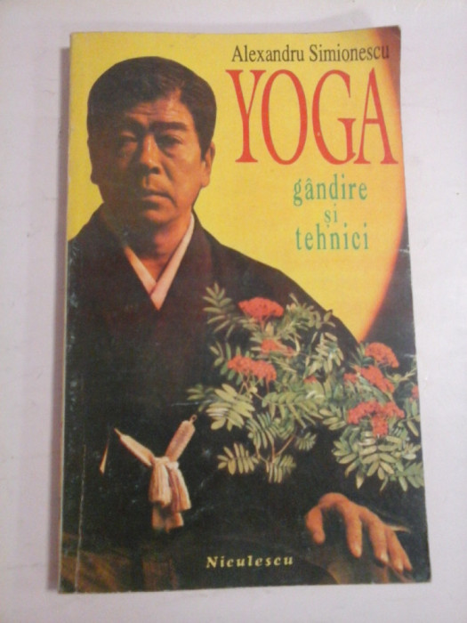 YOGA GANDIRE SI TEHNICI - ALEXANDRU SIMIONESCU