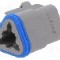 Conector auto, PX0, 3 pini, BULGIN - PX0100S03GY
