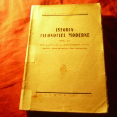 Istoria Filosofiei Moderne vol.2 1938 -de la Kant la Evolutionismul Englez, 563p