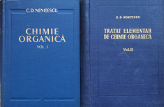 Chimie Organica Vol.1-2 Editia A V-a (vol. 1), Editia A Iv-a - Nenitescu ,558335 foto