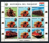 Paraguay 1986 - Locomotive, minicoala neuzata