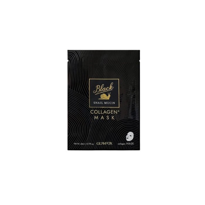 Glamfox Black Snail Mucin &amp; Collagen Mask Mască de față 23 ml