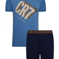 CR7 Cristiano Ronaldo pijamale de bumbac cu imprimeu