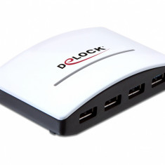 Hub USB 3.0 4 porturi cu alimentare, Delock 61762