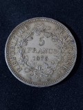 Franța 1873 A - 5 Franci - Monedă de argint #7, Europa