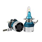 Set 2 x Becuri auto LED H7, 110W/set, IP65, 12LED