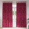 vidaXL Draperie cu perdele 2 pcs bordo 225 x 140 cm Catifea 4107715