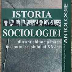 Istoria sociologiei din antichitate pana la inceputul secolului al XX-lea