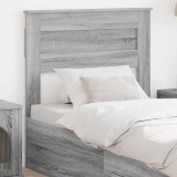 vidaXL Tăblie cap cu headboard Gri Sonoma 75 cm Lemn compozit 888162