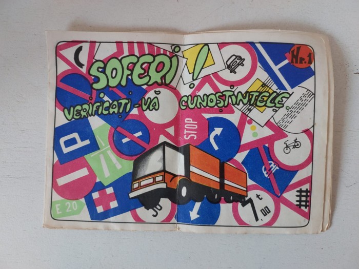 Pliant vechi anii 70-80, Soferi! verificati-va cunostintele, nr. 1, Auto Transport