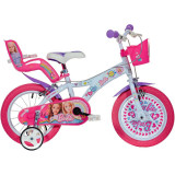 Bicicleta copii Dino Bikes 14 inch Barbie