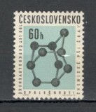 Cehoslovacia.1966 100 ani Societatea de Chimie XC.412, Nestampilat