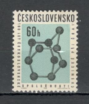 Cehoslovacia.1966 100 ani Societatea de Chimie XC.412 foto