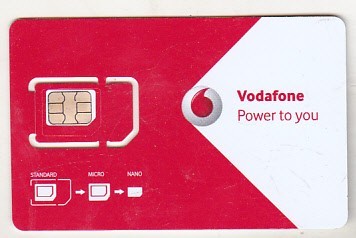 bnk card Cartela telefonica de colectie - SIM Vodafone - RO-VOD-GSM-0032 foto