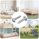 vidaXL Cuie Auto-filetante 2 pcs Zincat 4 x 20 mm Oțel 864502