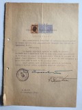 Certificat financiar pentru aprobarea cotei de parafina, Ploiesti 1945 / CD1P