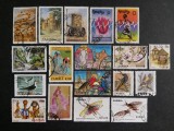 Lot Timbre Zambia &ndash; Faună, Floră, Religie, Jocuri Olimpice 1992, Ștampilate -A583