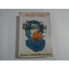 FAMILIA MALAVOGLIA roman - Giovanni VERGA - Bucuresti, 1943