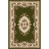 Covor Model Lotos 575-310, Marime 50 x 80 cm, Verde, Inaltime Fir 8 mm, Antialergic, Polipropilena, Living, Dormitor, Sufragerie, Birou