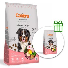 Calibra Dog Premium Line Junior Large 12 + 3 kg GRATUIT foto