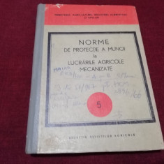 NORME DE PROTECTIE A MUNCII LA LUCRARILE AGRICOLE MECANIZATE