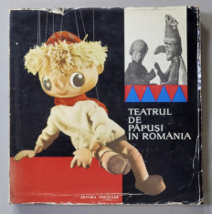 TEATRUL DE PAPUSI IN ROMANIA , texte de LETITIA GITZA ...VALENTIN SILVESTRU , 1968 , EDITIE IN ROMANA , ENGLEZA , FRANCEZA foto