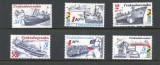 Cehoslovacia 1989 - Navigație, transport, vapoare, serie neuzata