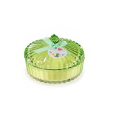 Cumpara ieftin Lumanare parfumata in borcan sticla aroma Nufar, Eucalipt &Oslash; 13 cm x 9 H