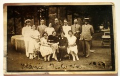 P.128 CP FOTOGRAFIE DE GRUP SLANIC MOLDOVA 1933 foto