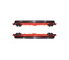 Ornament difuzor de bara universal Cod: UNIV-063-1 130cm Negru+Rosu, Oem